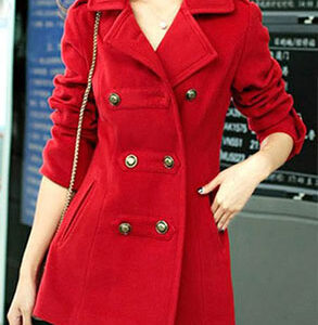 Elegant Winter Red Dress