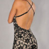Floral Pattern Mini Dress
