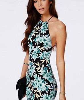 Flower Printed Dress