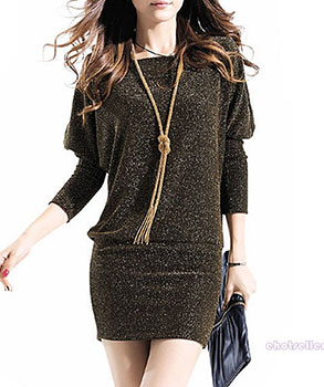 Glitter Mini Dress