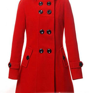 Women's Red Winter Coat