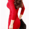 Sexy Red Ornament Dress