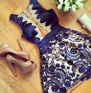 Blue Sumer Party Set